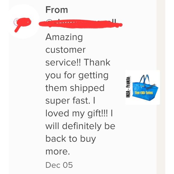 IKEA Frakta Three (3) - X Large Blue Reusable Shopping Bag Laundry Tote Moving - Picture 5 of 12